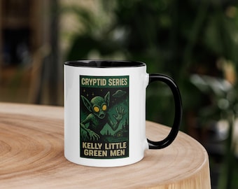 Tazza da caffè Kelly Little Green Men: tazza in ceramica della serie Cryptid
