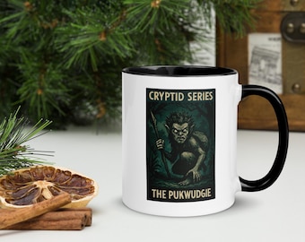 Taza de café PukWudgie: Taza de cerámica de la serie Cryptid