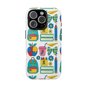 Phone Case, Tough Phone Cover for Autism Awareness, Autism Support Gift, Puzzle Piece Design, Phone Accessories, Protective Case, Unique