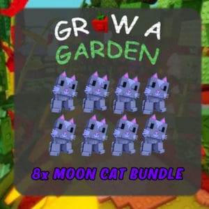 8x Moon Cat BUNDLE | Grow a Garden Roblox | Fast Delivery (Same Day Delivery)