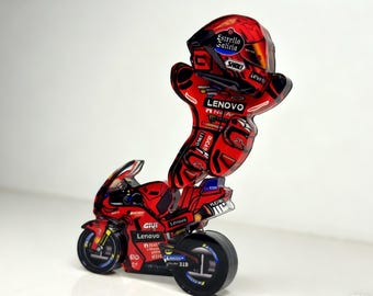 Marc Marquez 93 Keychain & Fridge Magnet｜Ducati MotoGP Fan Gift