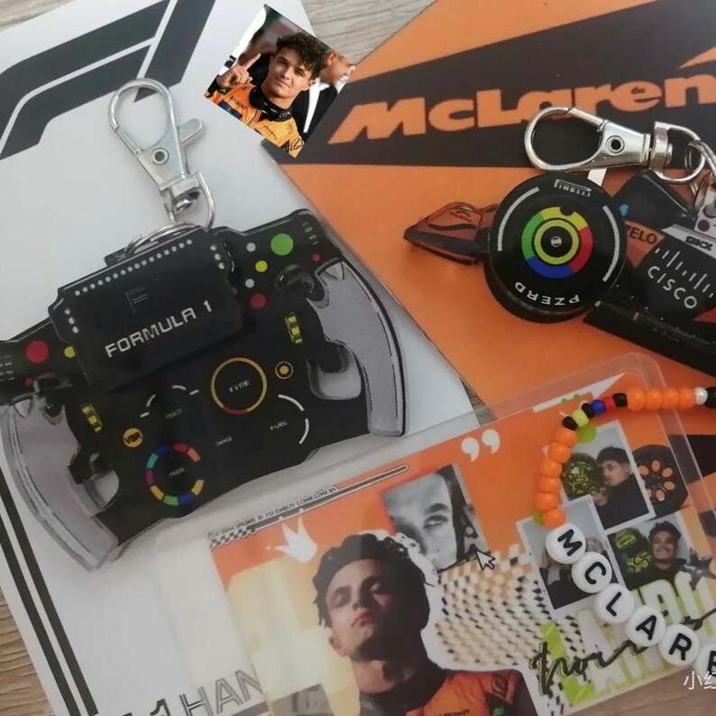 3D F1 Steering Wheel Keychain and Magnet, Racing Car Decor - Etsy