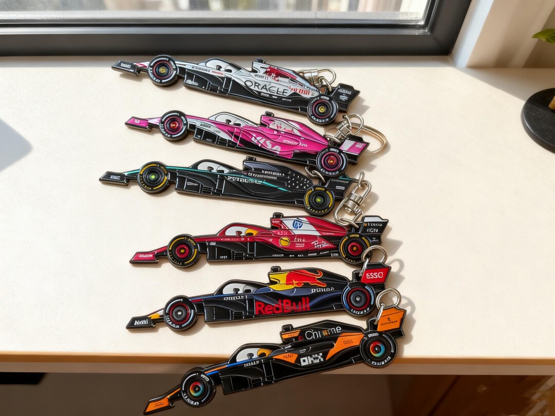 F1 Racer Sculpted Keychains|formula 1 Fridge Magnet - Etsy