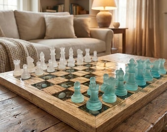 Beach Style Chessboard Handmade