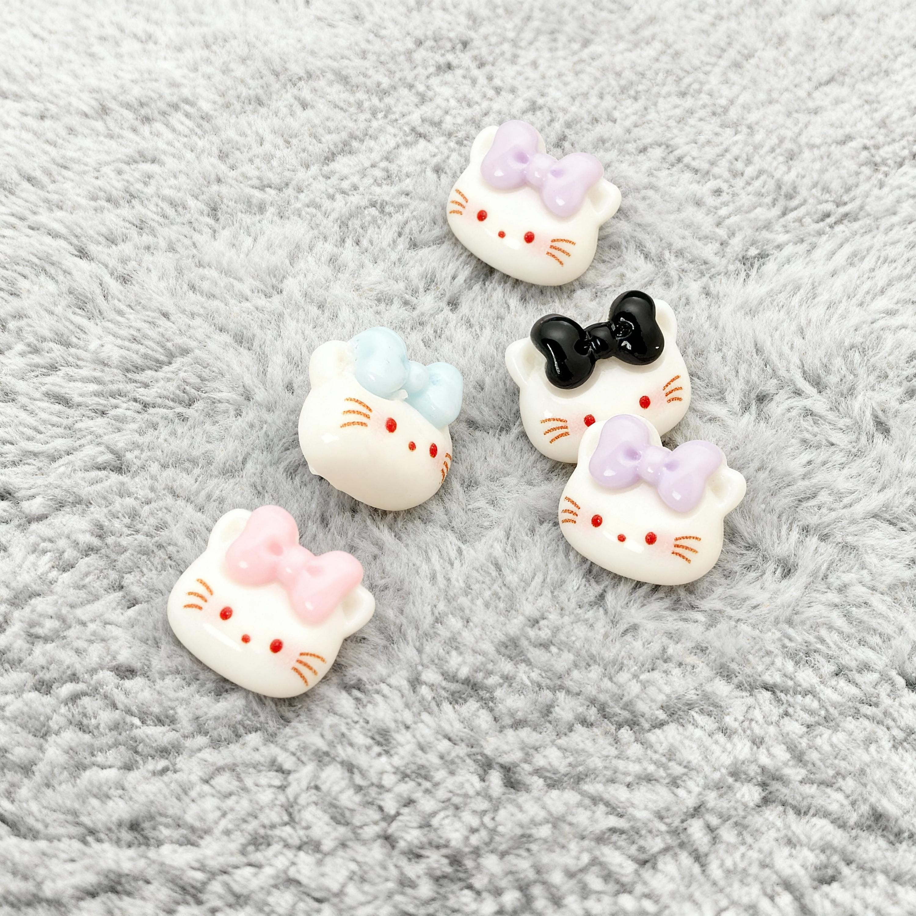 33 Adorable Button Crafts For Kids: Fun and Creative 23 Kawaii Resin Kitty Buttons, Kids Crafts, Sewing Accessories