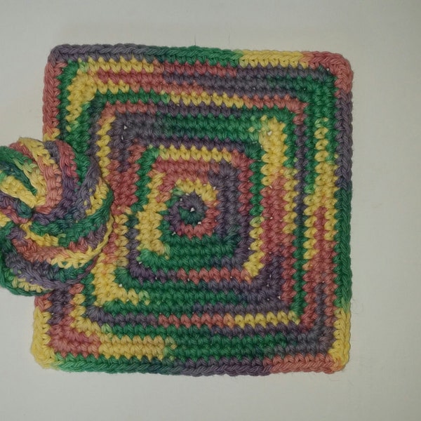 Scrungy and Potholder/Dishcloth Set