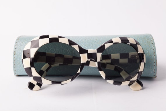 1960s French Op Art Solarite Sunglasses