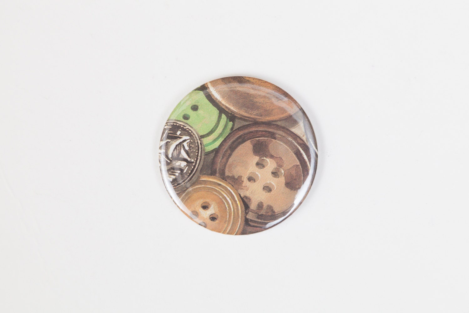 Vintage Buttons A Pocket Mirror Made From a Vintage Ladybird Book, 58mm 2.3 Inches Etsy UK