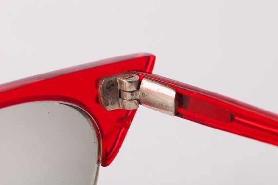 1950s Red Cat Eye Prescription Sunglasses - image 7