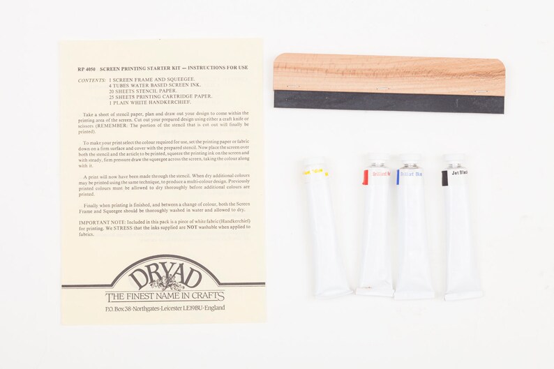 Dryad Screen Printing Starter Kit Etsy