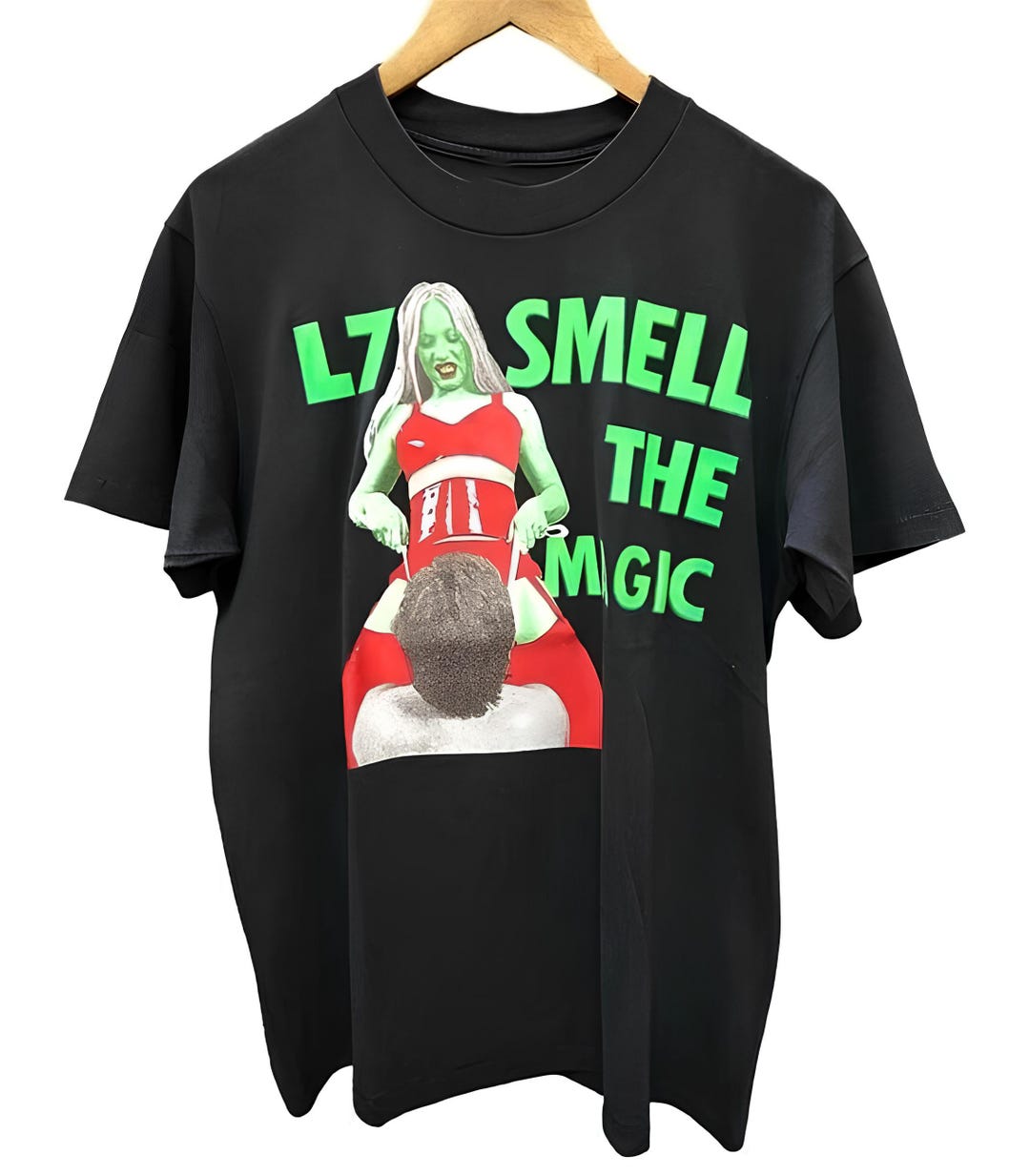 L7 Band Smell the Magic Short Sleeve Black T-shirt Size S-4X