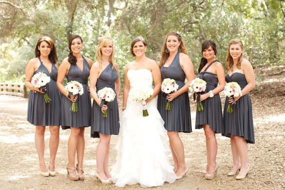 charcoal infinity dress