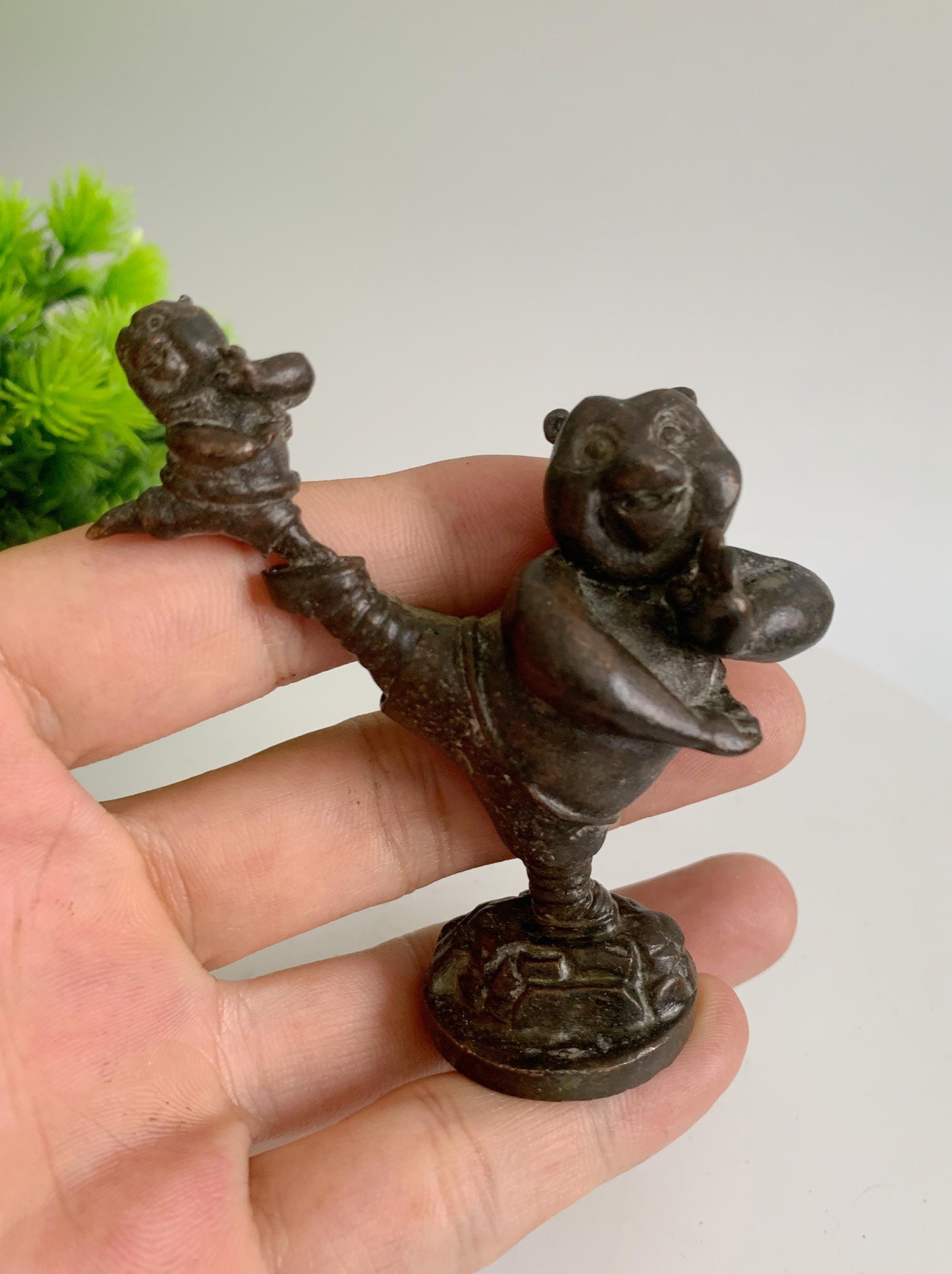 Sculpture Panda En Bronze – Style Antique – 22cm – Aubaho – Neuve – Poids 3kg