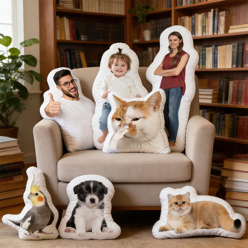 Football Pillow Custom Name and Logo All Teams Irregular-Shaped Pillow Custom