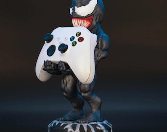 Venom - Phone and/or Game Controller Holder - STL File for 3D Printing