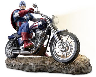 Captain America Motorcycle for 3D Printing - STL File