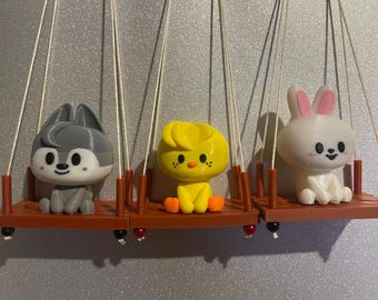 SKZOO Swing Charm: 3D Printed Kpop Accessory Gift