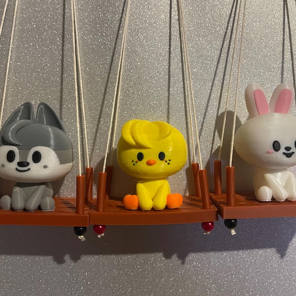 SKZOO Swing Charm: 3D Gedrucktes Kpop Accessoire Geschenk