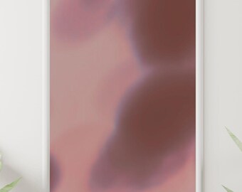 Decorazione murale astratta minimalista pronta da appendere, arte alla moda per il soggiorno, DOWNLOAD DIGITALE
