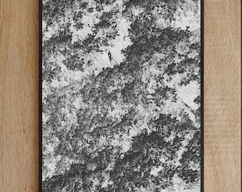 Fotografia di alberi astratti in bianco e nero, decorazione da parete minimalista per soggiorno e camera da letto, stampa su tela astratta, DOWNLOAD DIGITALE