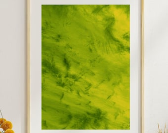 Decorazione murale astratta minimalista verde per la casa, poster da parete sfumato alla moda, stampabile, decorazione da parete vibrante per il soggiorno, DOWNLOAD DIGITALE