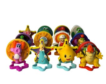 McDonalds Super Mario Galaxy Movie Happy Meal Toy Complete Set 12 Figures