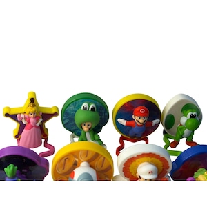 Set completo de 12 figuras de la película Super Mario Galaxy de McDonald's Happy Meal imagen 4