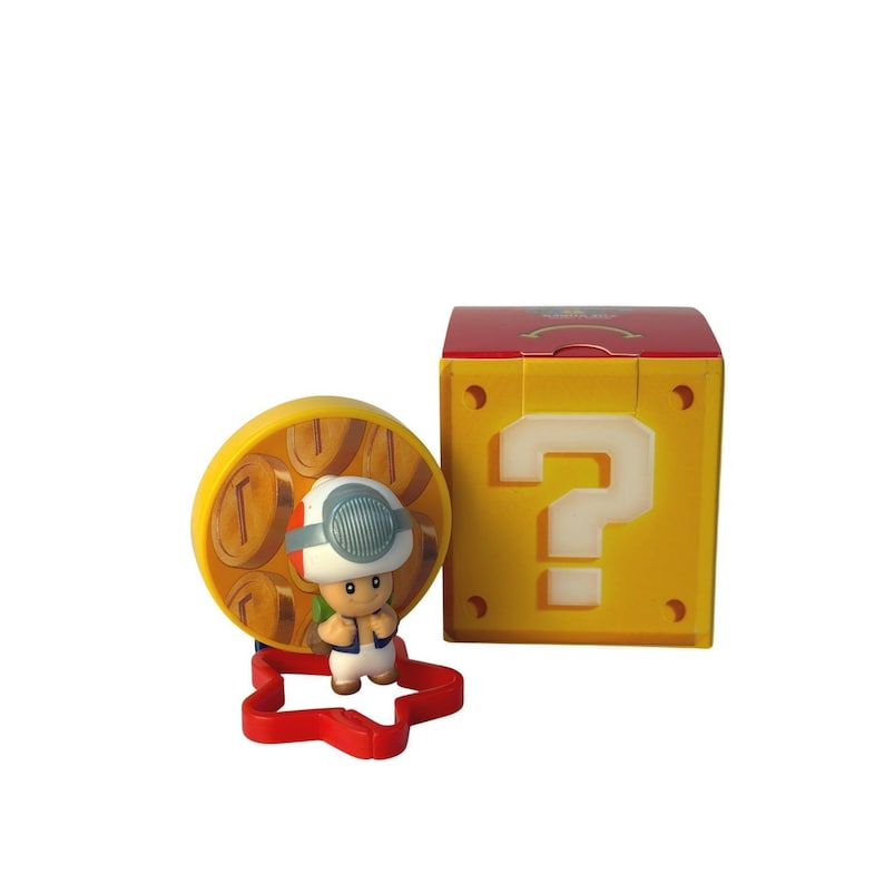 McDonalds Super Mario Galaxy Happy Meal Toys #8 Toad bild 1