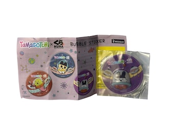 Tamagotchi x Kura Sushi Bikkura Pon Kuchipatchi Bubble Sticker NEW SEALED
