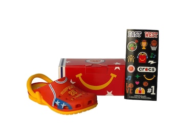 McDonald's All American Games Crocs Toy #1 Red Team Jersey Keychain NEW