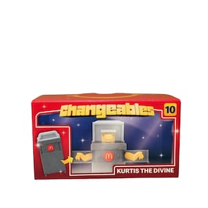 Mcdonalds Changeables Happy Meal Toy New #10 Kurtis The Divine