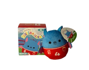 McDonalds Happy Meal toy Squishmallows #6 Boyle FIFA Soccer Plush with Box NWT