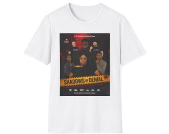 Shadows of Denial Poster T-Shirt | Movie Cast Graphic Tee