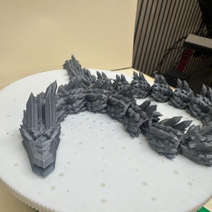Large Articulated Dragon: 3D Printed Fantasy Fidget Toy