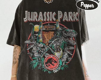 Jurassic Park Comfort Colors Shirts, Jurassic World Shirt, 90s Movie T-Shirt, Jurassic Park Dinosaur T-rex Shirt, Jurassic Park Trip T-Shirt
