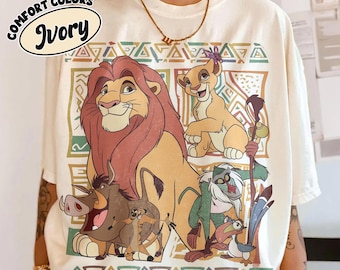 Retro 90s Lion King Animal Kingdom Shirt, Hakuna Matata Simba Timon Pumbaa Tee, Disney Family Trip 2026 Matching Tee, Kid Toddler Gift Shirt