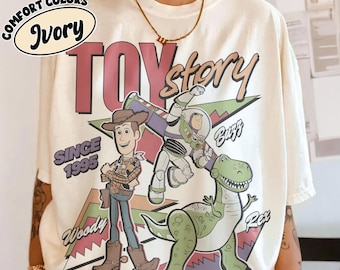 Comfort Colors® Retro Toy Story 1995 Shirt, Woody Buzz Lightyear Rex Tee, You've Got A Friend In Me Tee, Disneyland Family Trip 2026 Shirt