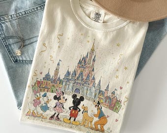 Mickey and Friends Magical Park Shirts, Happiest Place On Earth Tee, Magical Castle Mouse Shirt, Disney Family Vacation Shirt, Magic Kingdom