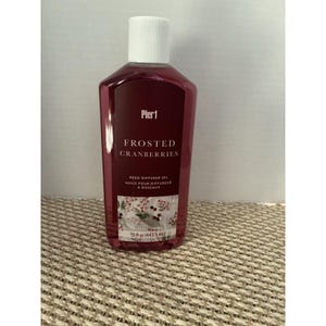 Original Pier 1 Imports Frosted Cranberries Reed Diffuser Oil Refill 15 oz