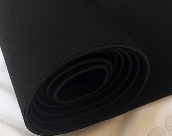 Zwart dun bh-schuim van 2 mm, niet-rekbare schuimstof voor het naaien van lingerie, bh-cups en doe-het-zelfprojecten < stuks 14,5/19 inch (38/50 cm)