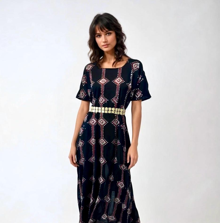 denim dresses for pregnant ladies Ingrid & Isabel Women's Maternity Contrast Thread Chambray Dress - Blue - Size M main image 0