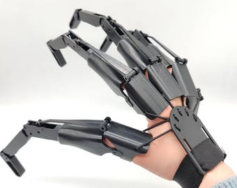 Cyber Claw-handschoenen - verstelbaar kostuumaccessoire robothand