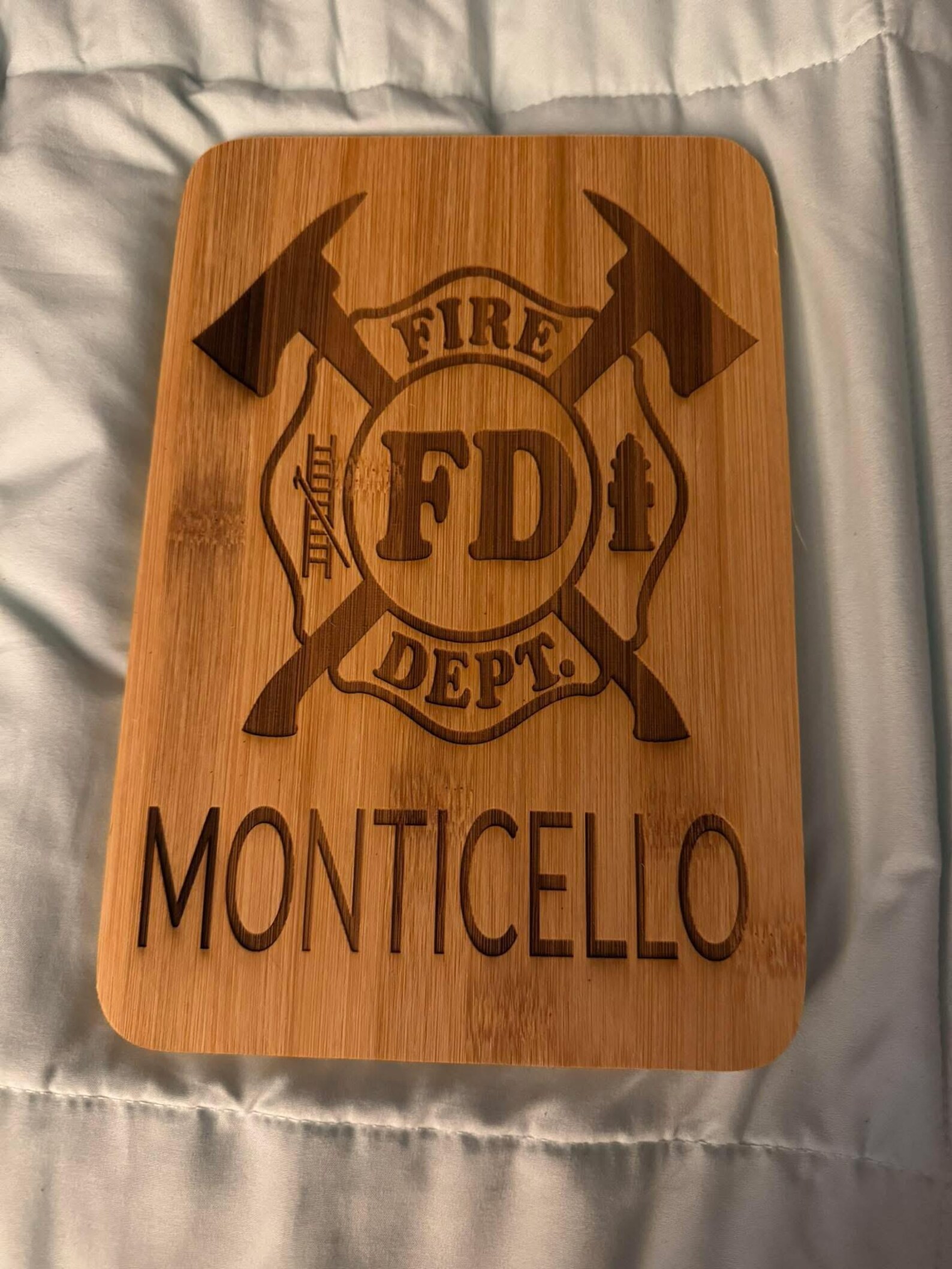 Custom Firefighter Plagues or Coasters - Etsy