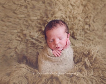 Mohair Baby Wrap - Pink- Photo Prop