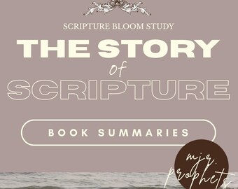 The Story of Scripture: Major Prophets Book Summaries | Instant Download