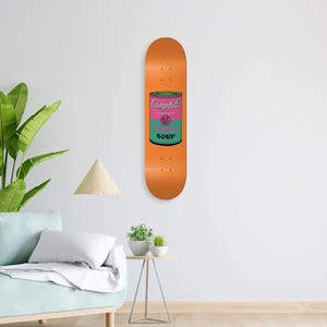 Can Soup, 1Pc, Pro-Grade Maple Skateboard, Pop Art, Wall Decor