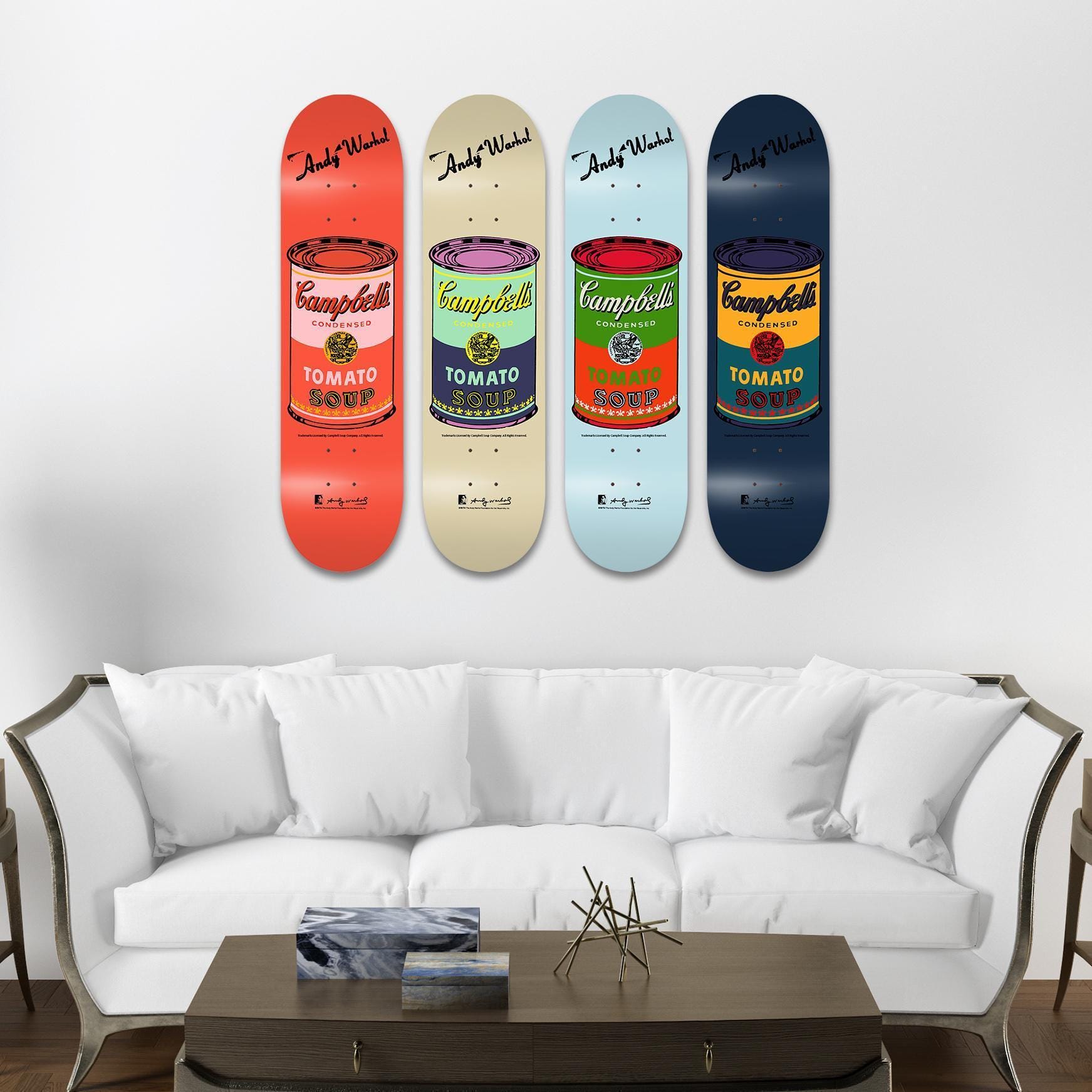 Andy Warhol Skateboard Deck - Etsy