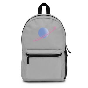 Cosmic Planet Backpack, Galaxy School Bag, Space Travel Backpack, Trendy Student Rucksack, Gift for Astronomy Lovers