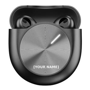 Custom Name TWS Bluetooth Earbuds | Personalized Wireless In-Ear Headphones with Charging Case | Perfect Gift for Birthday or Anniversary