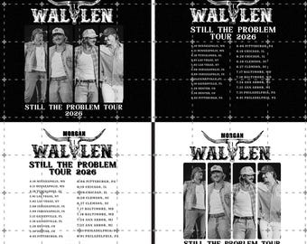 Morgan Wallen Still The Problem Tour 2026 PNG (Digital File)